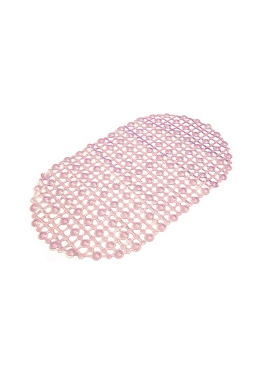 Folinda Banyo Suction Cup Anti-slip Mat: Pvc, Masajlı Boncuklu Tasarım, Yumuşak Ve Tabanlı, Mor Rengi, 66x37cm Mor