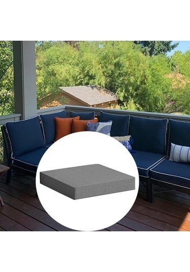 Flybuy İç Mekan-dış Mekan Koltuk Battaniyesi, Bahçe Sandalye Pedleri, Açık-gri Ty, Suntek Minder, Dayanıklı Ve Yumuşak, Kullanışlı Kılıf, 40x40x5cm Açık Gri