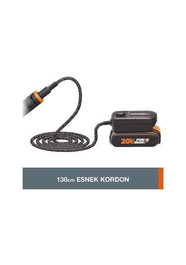 Worx WA7160 Makerx 20 V HUB Aküsüz Devir Ayarlı Adaptör