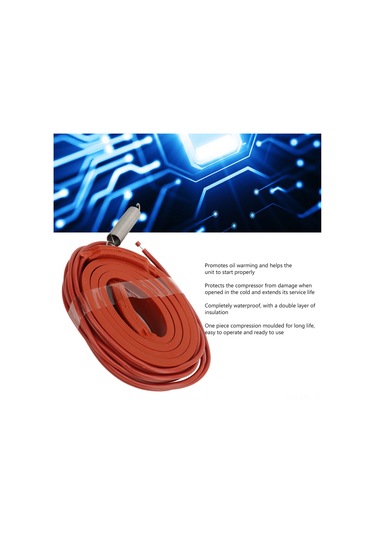 Youtek Kablo Isıtıcı Soğuk Korumalı, Ac220v 45w, Su Boruları Ve Klima Kompresörleri İçin, Su Geçirmez, Otomatik Sıcaklık Regülasyonlu