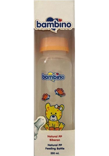 Bambino Natural PP Desenli Ayıcıklı Biberon 250Ml