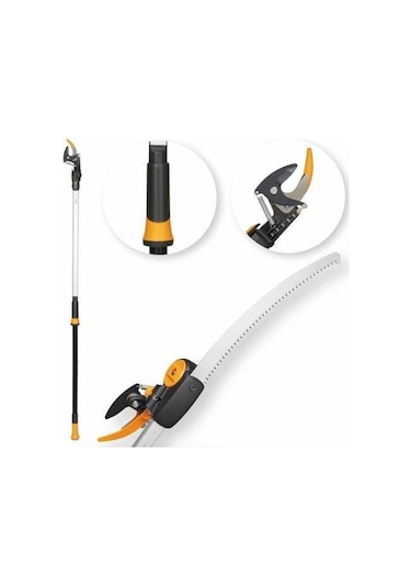 Fiskars UPX86 Powergearx Testereli Yüksek Dal Budama Makası
