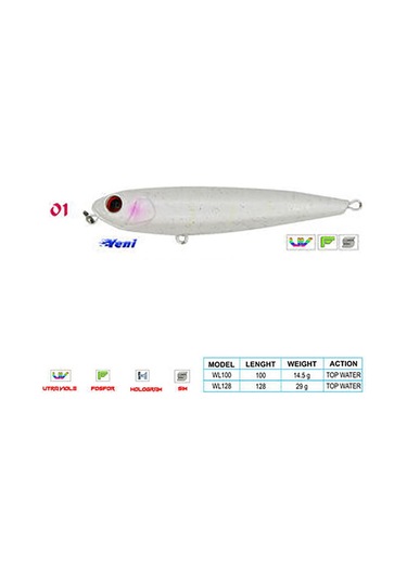 Wily Pancho Cl:mor Yanak Uv 100mm 14,5gr Top Water Standart