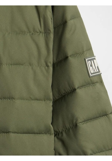 Gap 790583002 V-frch Logo Ltwt Puffer Jkt Erkek Mont Haki