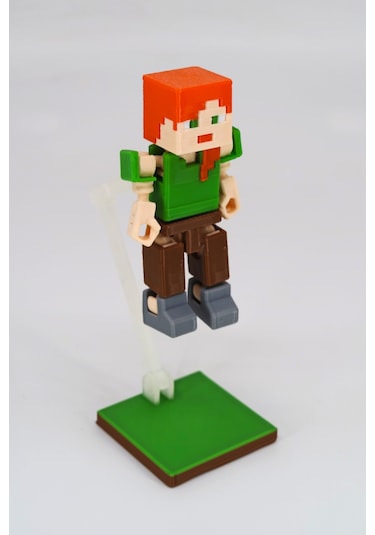 Minecraft Alex - Oynar Eklemli Oyuncak Figür