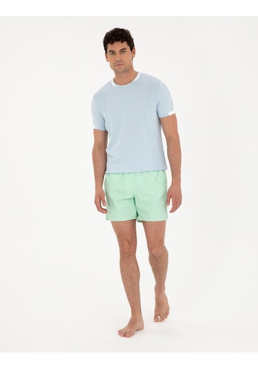 Pierre Cardin Erkek Fıstık Deniz Şortu 50289579-vr087 Açık Yeşil