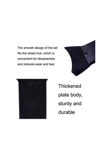 Sones 2 Adet Düz Lastik Emek Tasarrufu Sağlayan Boncuk Çubuk Siyah