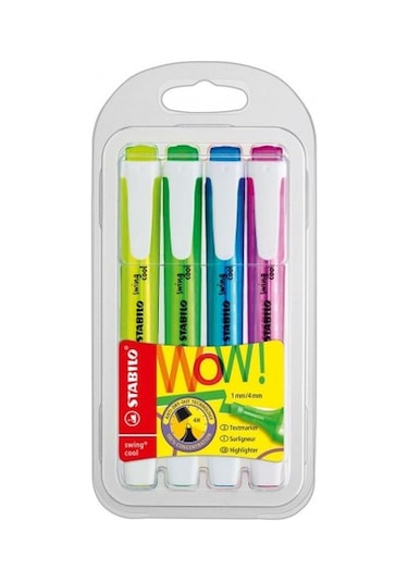 Stabilo Swing Cool 4 Renk 275/4 Çok Renkli