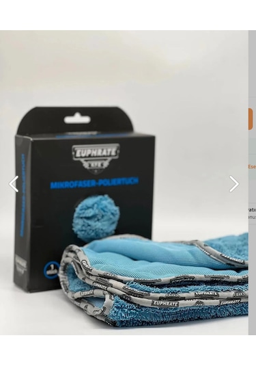 Alman Üretim Tank Bezi 75x55cm Mavi-yeşil- Gri- Bej +sihirli Sünger