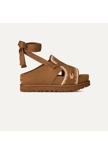 Sandalet Kadın 1175133 Ugg W Goldenstar Hı Artıstıtch Chestnut Multı