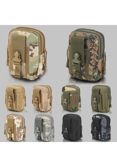 Geeksen Açık Hava Bel Çantası Molle Sistem Destekli Hafif Dayanıklı Su Geçirmez Çok Amaçlı Kese