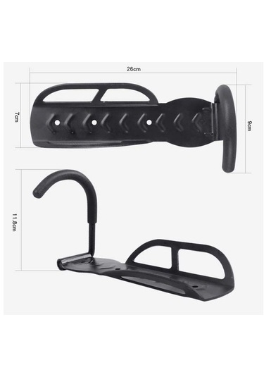 Forte Gt Dikey Bisiklet Duvar Askısı Xbyc 2151 Siyah