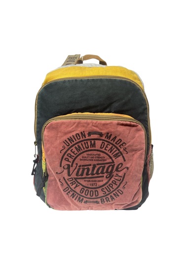 Kaliteli Vintage Salaş Yıkama Kumaş Disayn Günlük Gezi Okul Sırt Çantası 30cmx40cm Pembe - Siyah Kaliteli Vintage Salaş Yıkama Kumaş Disayn Günlük Gezi Okul Sırt Çantası 30cmx40cm Pembe - Siyah