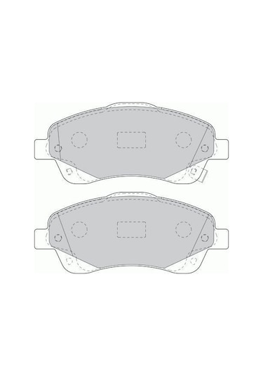 Toyota Verso Ön Fren Balata 2004-2009 0446505130 Gdb3336 1.6