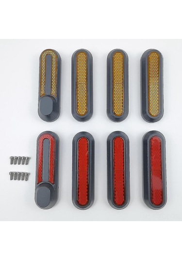 Konesam M365/1s/pro/pro2 Elektrikli Scooter İçin Abs 4'lü Reflektif Tekerlek Kapakları - Dekoratif Ve Koruyucu Fonksiyonlu, Kolay Kurulum