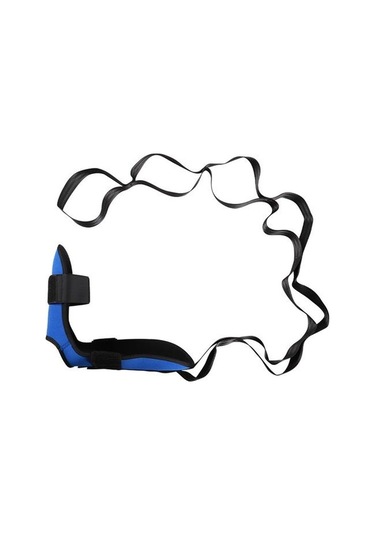 Mavi Yoga Ligament Germe Kemeri Yüksek Esneklik Ter Emme Çok Amaçlı Fitness Egzersiz Bale İçin Esneme Bandı Mavi