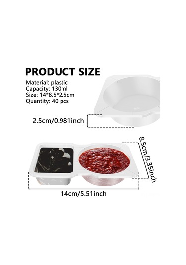 Geeroyoo Çift Bölmeli Sızdırmaz Baharat Saklama Kapları, 20'li Set, Pratik Ve Kullanışlı Tasarım