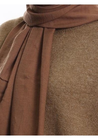 Aerobin Caz Şal Açık Kahverengi