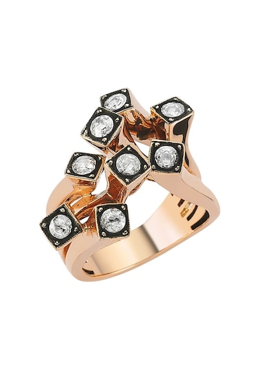 0.57 Ct Elmas Cube Yüzük