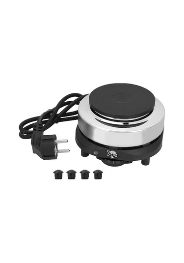 Jzcat Taşınabilir Elektrikli Tezgah Sobası Çay Kahve Mutfak Bej Altın - Gümüş