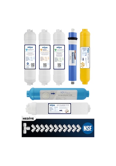 Kapalı Kasa Su Arıtma Cihazı 7'Li Filtresi 13 Aşama Membran Seçeneği