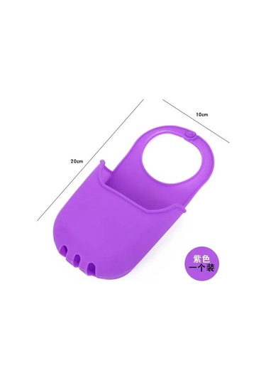 Mor Lavabo Drenaj Raf Mutfak Depolama Sepeti Raf Asmak Lavabo Çanta Sünger Tutucu Sabunluk Damlalıklı Ev Organizatör Mutfak Aksesuarları