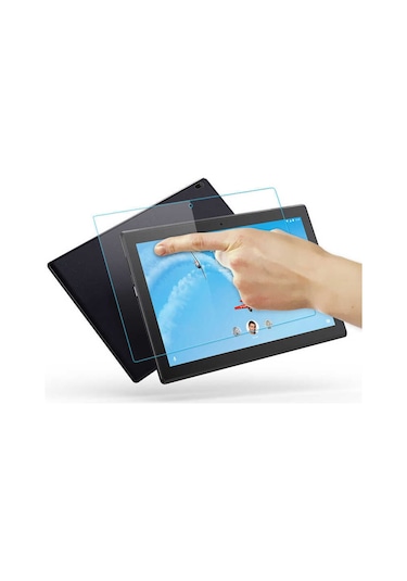 Noktaks - Samsung Galaxy Tab S7 Fe Lte T737-t736-t733-t730 Uyumlu - Ekran Koruyucu Davin Tablet Nano Koruma - Şeffaf