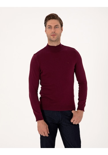 Pierre Cardin Erkek Bordo Kazak /triko 50314176-vr014 Bordo