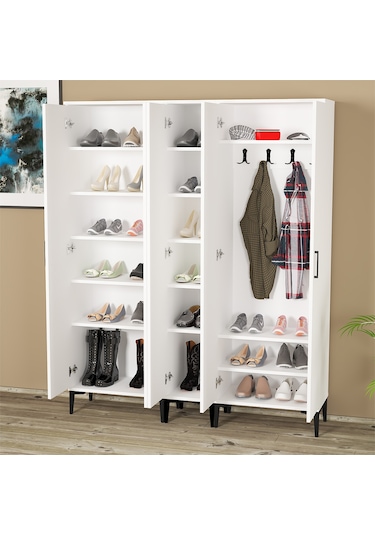 Kalender Dekor Alba-1-2-3 Alb01 Portmanto Vestiyer Ayakkabılık