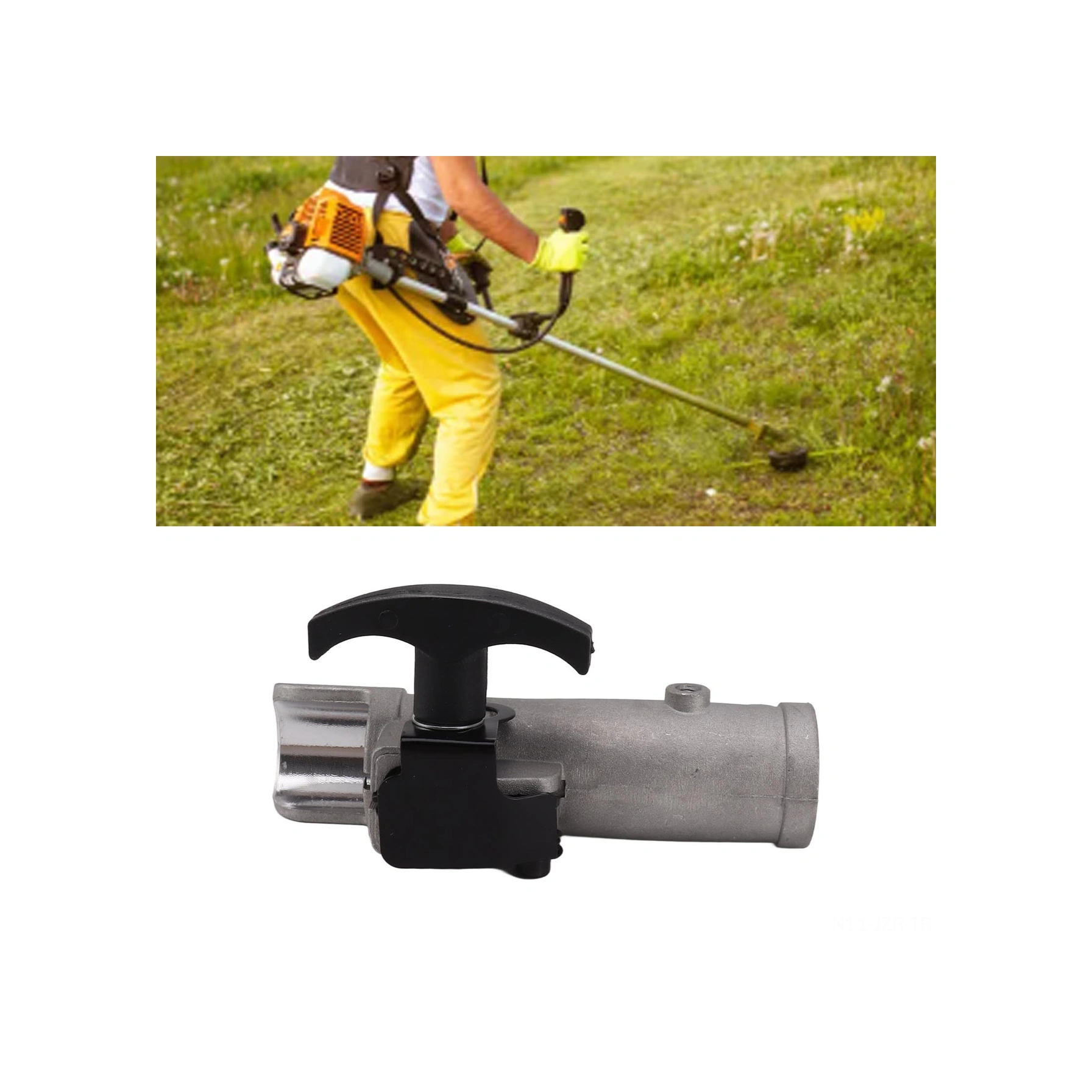 Geeroyoo 26mm 7 Dişli Abs-alüminyum Mil Bağlantı Klampsı - Budama Makinesi, Çalı Kesici Ve Yeşil Alan Gergin Testere İçin Dayanıklı Bağlantı Aracı