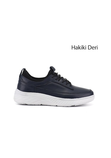 Gönderi(R) Gönderi R Erkek Lacivert Bağcıklı Hakiki Deri Sneaker Ddma85142870