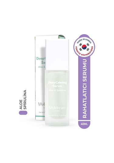 Muldream Deep Calming Aloe ve Spirulina Serum 40 ML