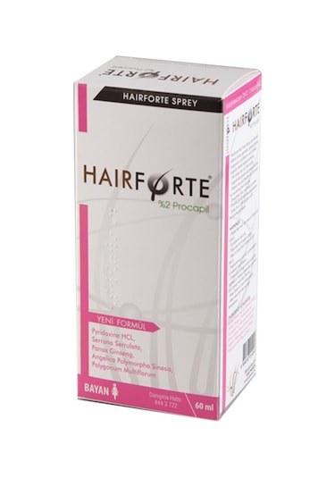 Hairforte Procapil Kadınlar için Saç Dökülmesine Karşı Sprey 60 ML