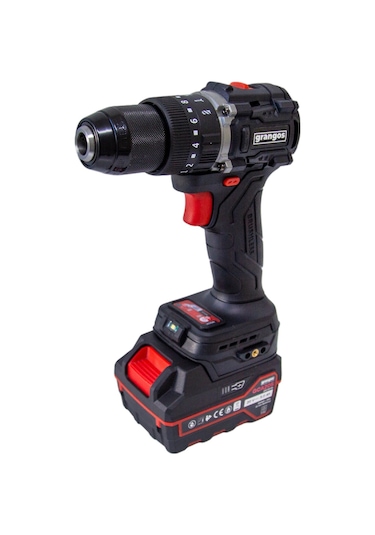 Grangos GCD25-F2 20V 5 Ah Çift Akülü Darbeli Kömürsüz Matkap 65 NM