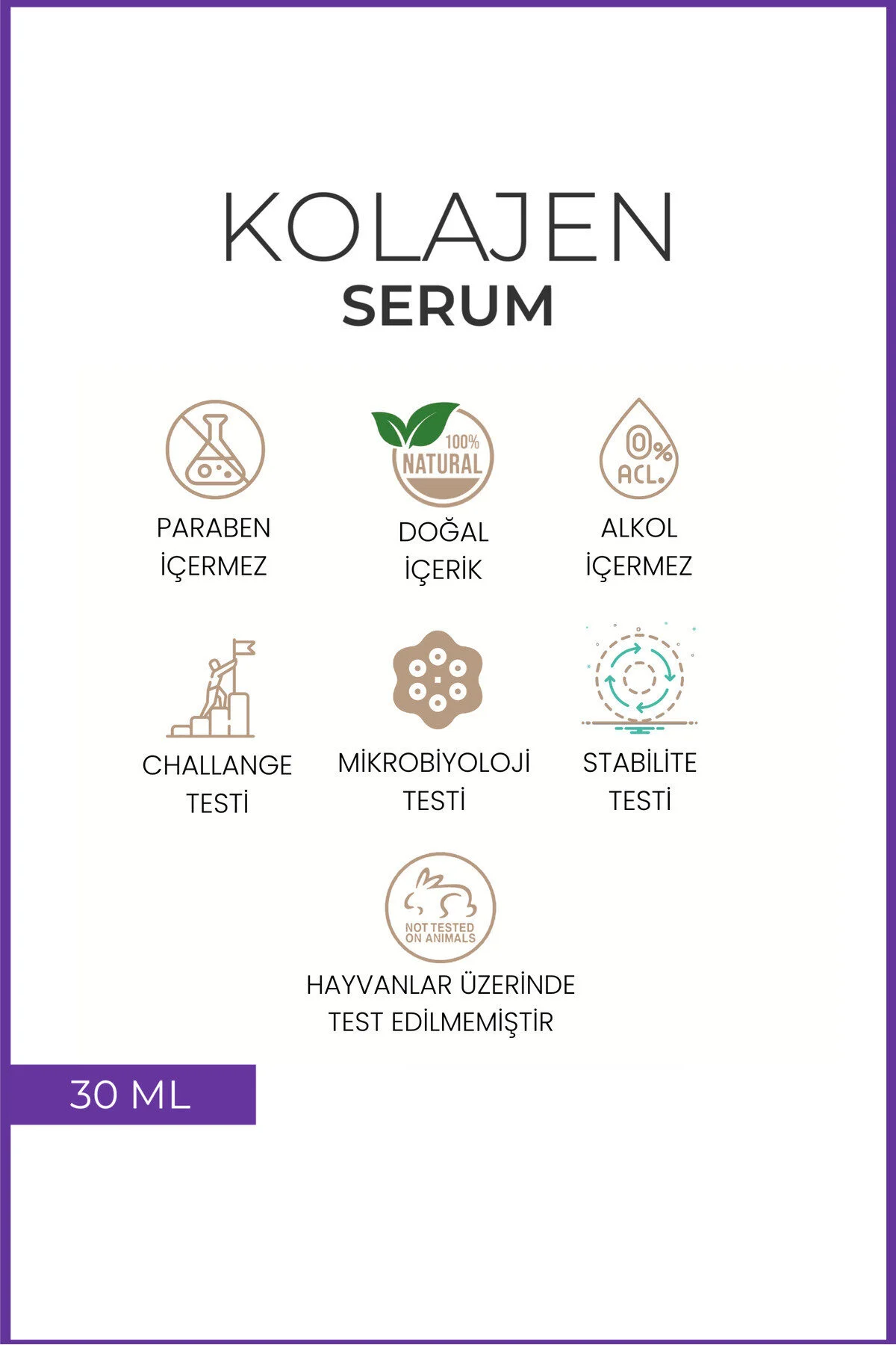 Beaute Attendue Kolajen, Yaşlanma Ve Kırışıklık Karşıtı, Gençleştirici, Cildi Sıkılaştırıcı Serum