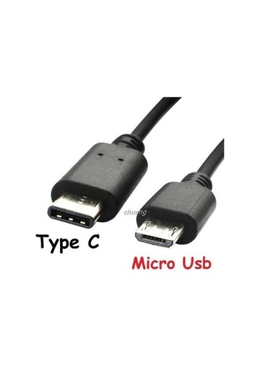 Typec To Micro Usb Kablo Type-c Micro Usb Kablo 3 Metre