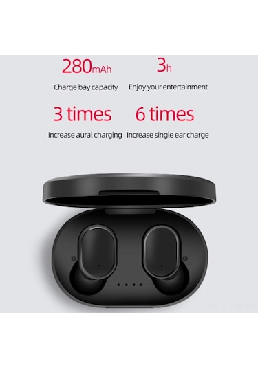 Folinda A6s Bluetooth Kulaklık: In-ear Tws, Su Geçirmez, Ses Kontrolü, 9 Saat Pil, Akıllı Telefonlar İçin