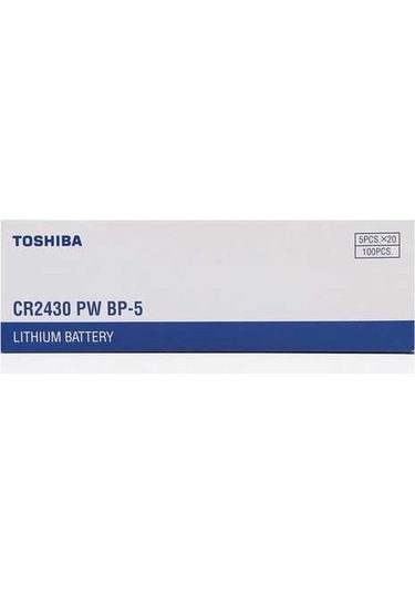 Toshiba Cr 2430 Lithium 5'li Pil 4247