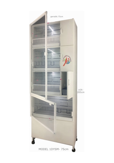 İstanbul Kafes Model 1Dys Pvc Kuş Dolabı