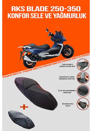 Rks Blade 250 & Blade 350 Konfor Sele Ve Yağmurluk Kılıf