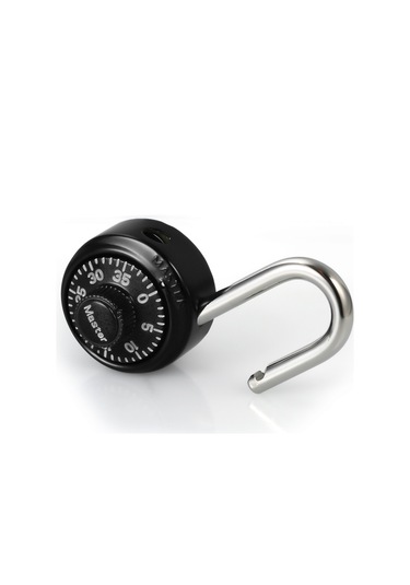 Master Lock Kombinasyon Kilidi Kilitli Sandık Kilidi Depolama Üniteleri Kilidi Valiz Sırt Çantası Kilidi Siyah