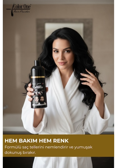 Siyah Black Saç Şampuanı 300 Ml & Ton Etkisi Tüm Saç Tipleri