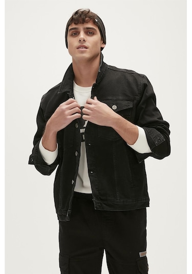 Bad Bear Roy Denim Siyah Erkek Jacket-siyah Siyah