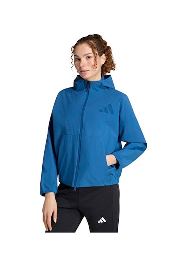 Adidas W Z.n.e. Wv Tt Kadın Günlük Ceket Kf0580 Mavi Mavi