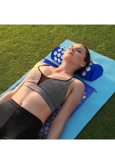 Artfulabode Yastık Ve Ve Ve Topu Taşınabilir Skycity Seyahatte Seti Renkli Mat, Masaj Kullanım İçin Hafif Evde Çok Akupresör - Ky Çok Renkli