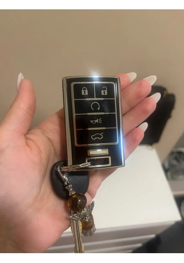 T-carbon Cadillac Anahtar Kılıfı Anahtarlık İçinde / Cadillac Anahtar Kılıfı 222643261