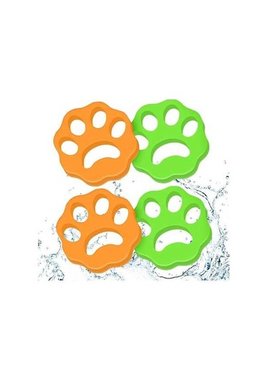 Ulzyvf Yeşil Tüy Toplayıcı Makine - Turuncu Reedark, Evcil Hayvan Kıyafetleri İçin, 4 Adet - Jg Turuncu - Yeşil