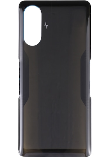 Xiaomi Redmi K40 Oyuncu Cam Pil Arka Kapağı (Siyah)