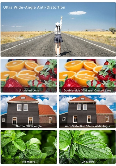 Ulanzi Wl-2 Sony Zv-1 Geniş Açı & Makro Lens Beyaz