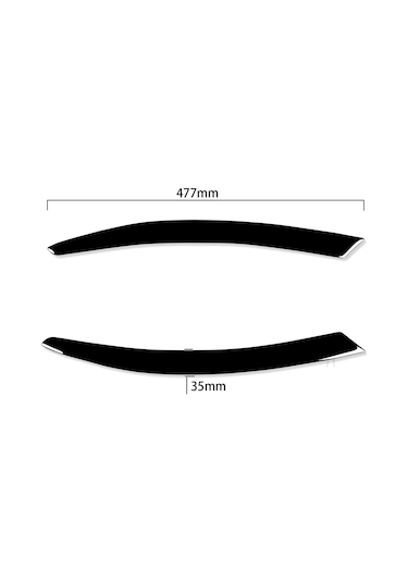 Piyano Siyah Araç Ön Far Göz Kapağı Kova Kapak Döşeme Sticker 20042009 A6 C6 4f İle Uyumlu